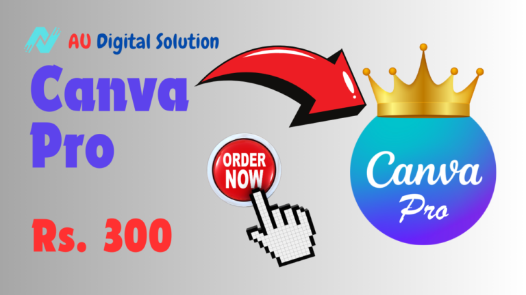 🔥 Get Canva Pro with AU Digital Solutions! 🎨🚀 Unleash your creativity today! Limited time offer ⏳💥